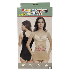 Майка утягивающая Body Shaper ABC679/223-73 (M, L, XL) (чёрный, бежевый) // [101] (200 шт/ящ)