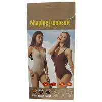 Комбидресс-боди утягивающий Body Shaper 223-72 (бежевый, чёрный, коричневый) (M, L, XL, 2XL) // [101] (200 шт/ящ)