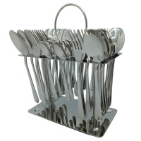 Набор столовых приборов CUTLERY SET CD-04 (Ложки, вилки) (12 персон/36 предм.) (Хром (чистый)) // [403] (12 шт/ящ)