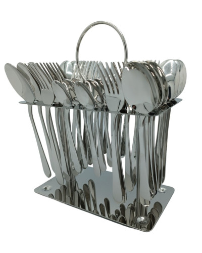 Набор столовых приборов CUTLERY SET CD-04 (Ложки, вилки) (12 персон/36 предм.) (Хром (чистый)) // [403] (12 шт/ящ)
