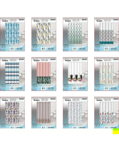 Занавеска-штора для душевой/ваны (180*180см) Shower curtain W-5 // [403] (48 шт/ящ)