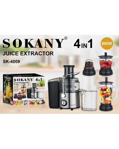 Соковыжималка SOKANY SK-4009 // [101] (4 шт/ящ)