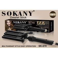 Плойка SOKANY SK-670 (5 волн) // [101] (24 шт/ящ)