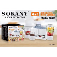 Соковыжималка SOKANY SK-4008 // [101] (4 шт/ящ)