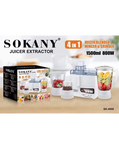 Соковыжималка SOKANY SK-4008 // [101] (4 шт/ящ)