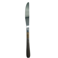 Ножи столовые комплект (6 шт) Cutlert set CD-21 (Хром (узор) + Золото (полоски)) // [101] (100 шт/ящ)
