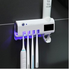 Диспенсер для зубной пасты и щеток авто Toothbrush sterilizer (синяя коробка) (W-31) (60 шт/ящ)