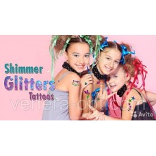 Набір для тимчасового гліттер-тату блискучі татуювання Shimmer Glitter Tattoos