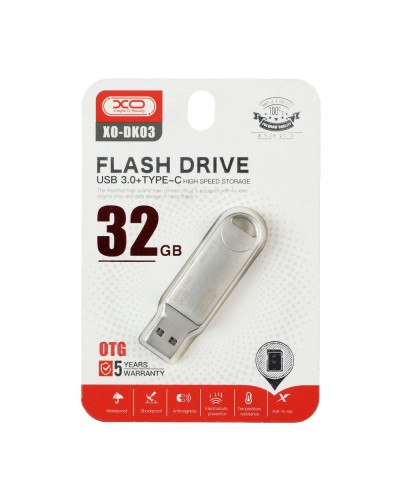 USB Flash Drive XO DK03 USB3.0+Type C 32GB