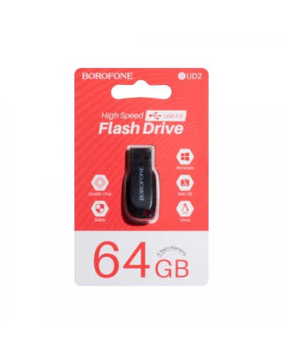 USB Flash Drive Borofone BUD2 USB 2.0 64GB