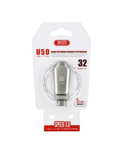 USB Flash Drive XO U50 USB3.0+Type C 32GB