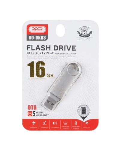 USB Flash Drive XO DK03 USB3.0+Type C 16GB