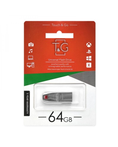 USB Flash Drive T&G 64gb Chrome 115