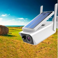 🟢 Уличная WIFI камера видеонаблюдения Solar ABQ-Q1 Full HD .Программа hisee se