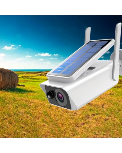 Уличная WIFI камера видеонаблюдения Solar ABQ-Q1 Full HD.Программа hisee se