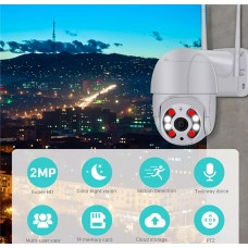 🟢 Уличная Wi-Fi камера A8 наружного видеонаблюдения PTZ скоростная купольная камера приложение ICSEE