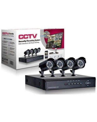 Система видеонаблюдения CCTV на 4 камеры