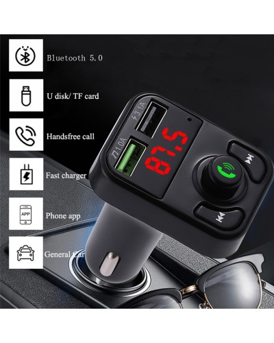 Автомобильный FM модулятор Multifunction Wireless Car MP3 Player X8