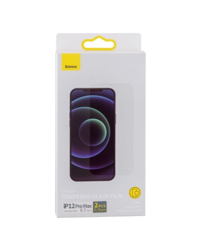 Захисне скло Baseus 0.3mm для IPhone 12 Pro Max (2 шт. в уп) SGAPIPH67N-LS02