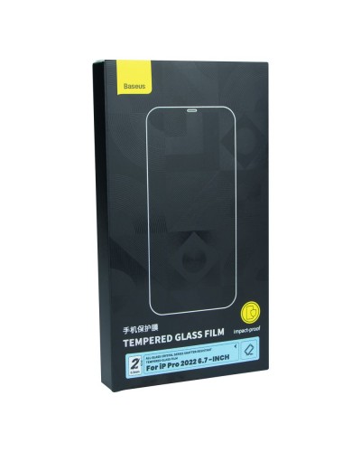 Захисне скло Baseus Crystal Антиударне 0.3mm для IPhone 14 Plus (2 шт) SGJC030202