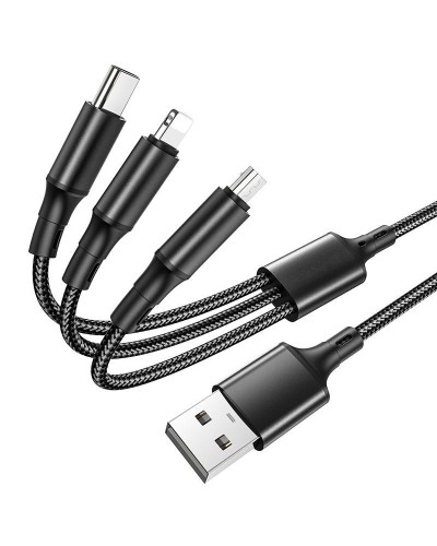 Кабель для зарядного устройства 3 в 1 3 in 1 USB CABLE